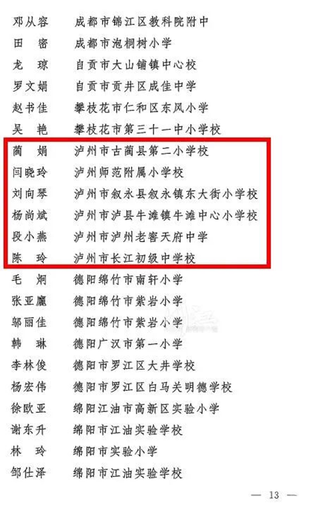 喜報！瀘州的他們獲評全省優(yōu)秀！(圖10)