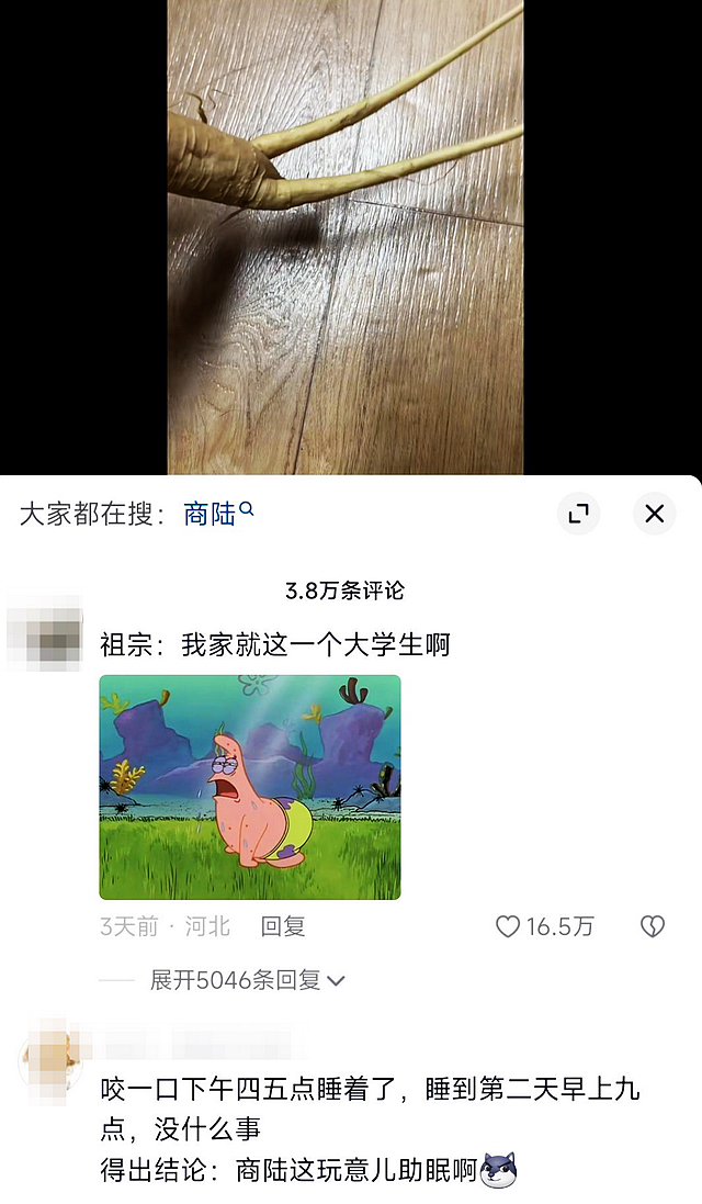 【圍觀】女大學(xué)生啃了一口“人參”昏睡17小時(shí)？